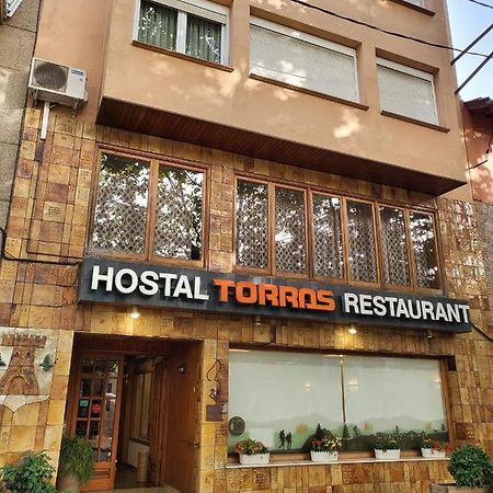Hostal Torras Sant Hilari Sacalm Dış mekan fotoğraf